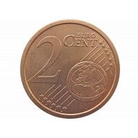Италия 2 евро цента 2012 г.