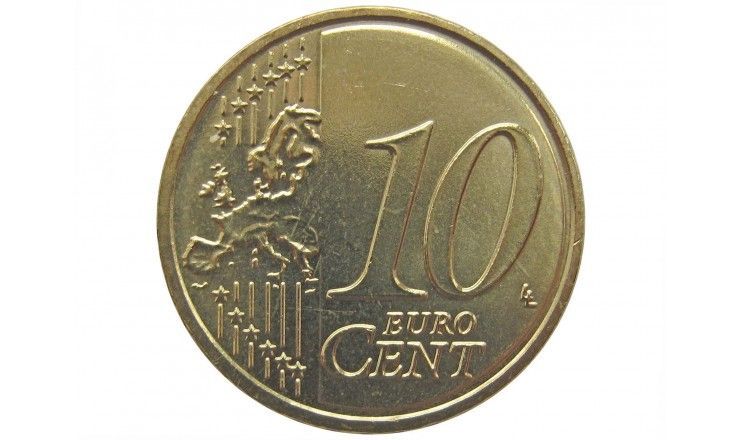 Латвия 10 евро центов 2014 г.