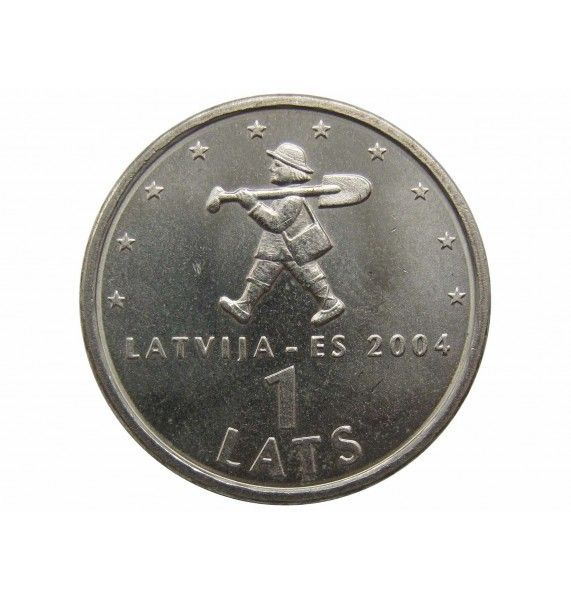Латвия 1 лат 2004 г. (Спиридитис)