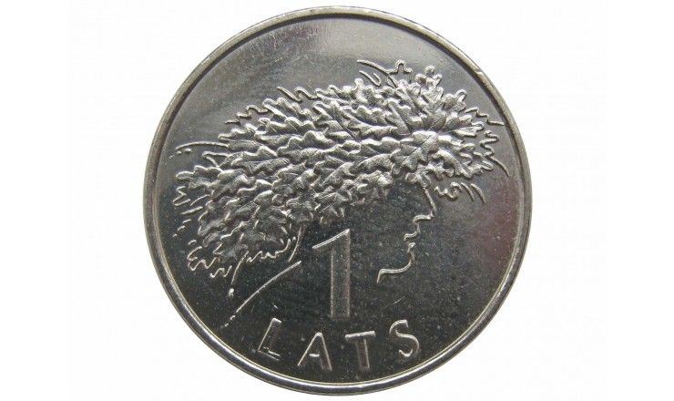 Латвия 1 лат 2006 г. (Венок)