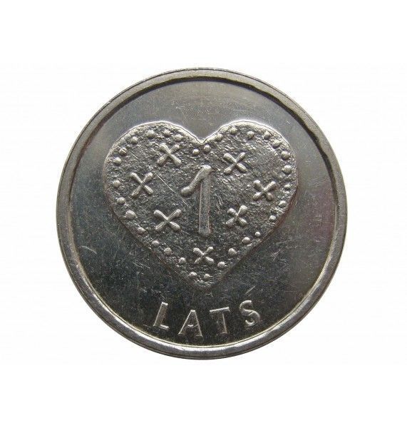 Латвия 1 лат 2011 г. (Сердце)