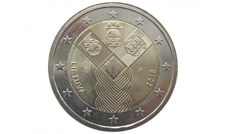 Литва 2 евро 2018 г. (100 лет независимости)