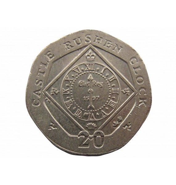 Остров Мэн 20 пенсов 2004 г.