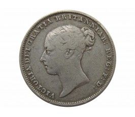 Великобритания 6 пенсов 1852 г. 