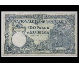 Бельгия 100 франков 1929 г.
