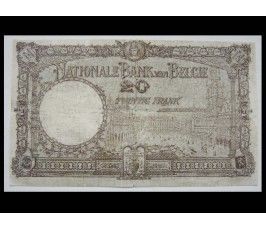 Бельгия 20 франков 1928 г.