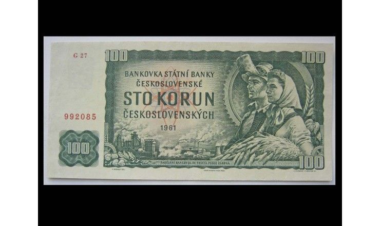 Чехословакия 100 крон 1961 г.