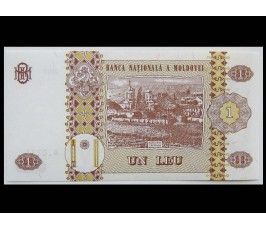 Молдавия 1 лей 2010 г.