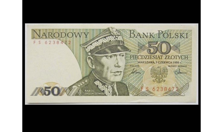Польша 50 злотых 1986 г.
