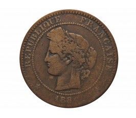 Франция 10 сантимов 1886 г. A