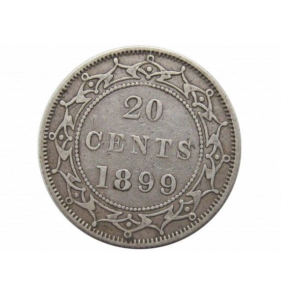 Ньюфаундленд 20 центов 1899 г.
