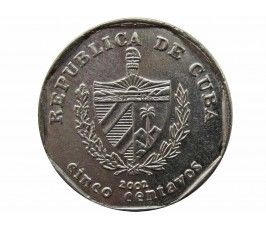 Куба 5 сентаво 2002 г.