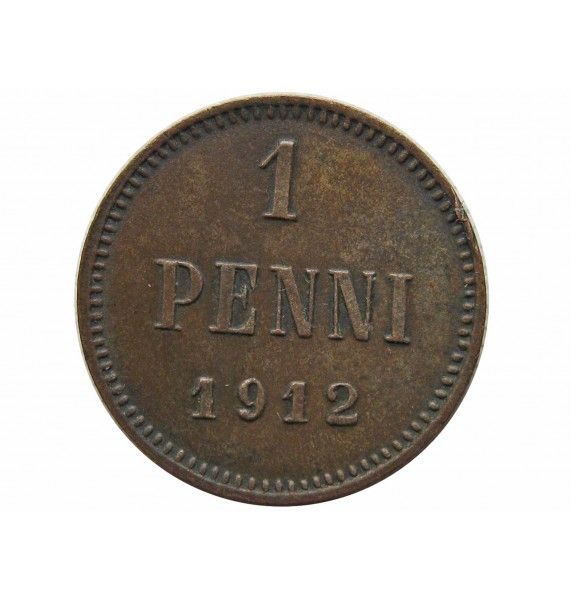 Финляндия 1 пенни 1912 г.