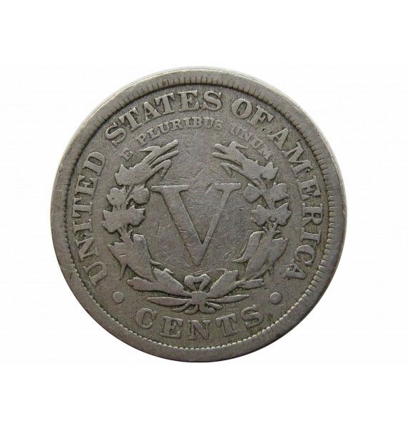 США 5 центов 1908 г.