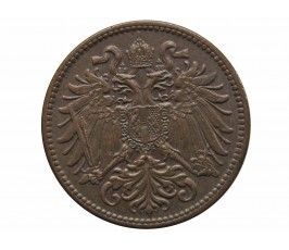 Австрия 2 геллера 1895 г.