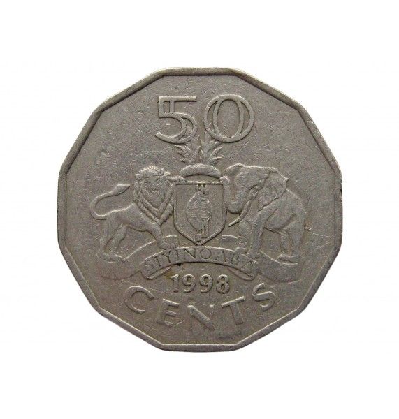 Свазиленд 50 центов 1998 г.