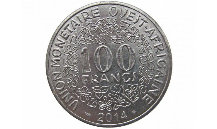 Западно-Африканские штаты 100 франков 2014 г.