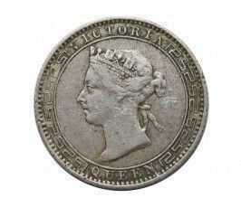 Цейлон 25 центов 1895 г.