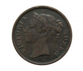 Стрейтс Сетлментс 1/2 цента 1845 г.