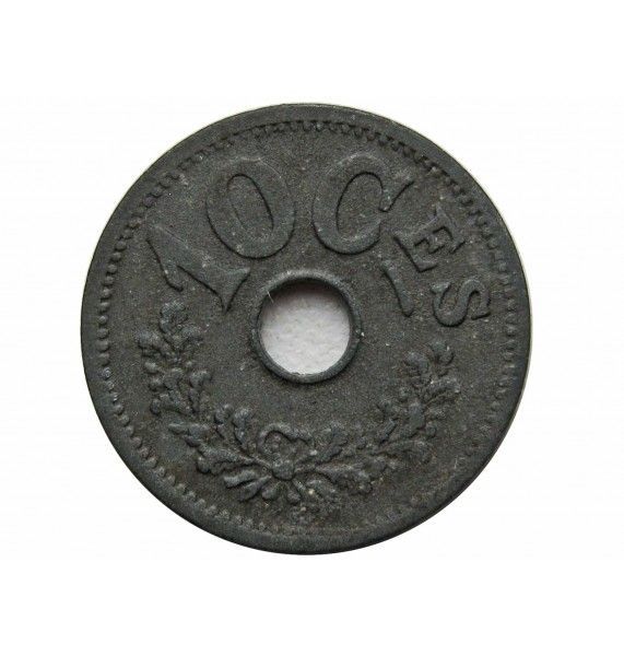 Люксембург 10 сантимов 1915 г.