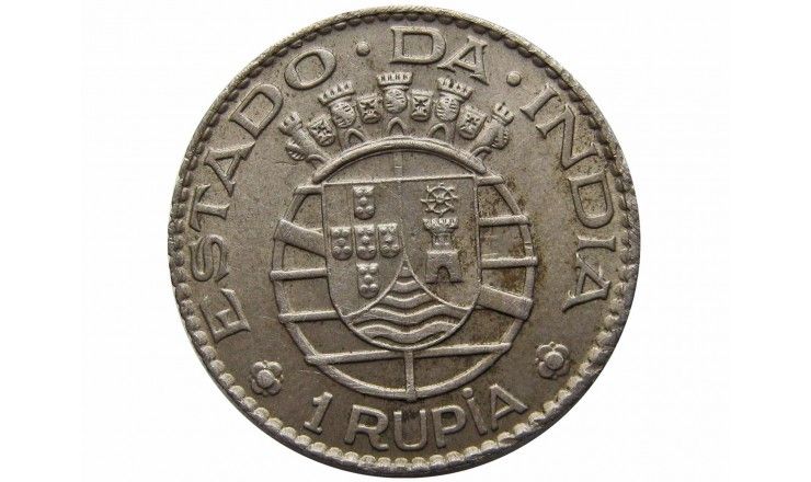 Португальская Индия 1 рупия 1952 г.