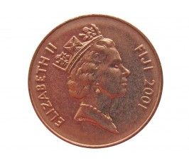 Фиджи 2 цента 2001 г.