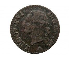 Франция 1 лиард 1783 г. W
