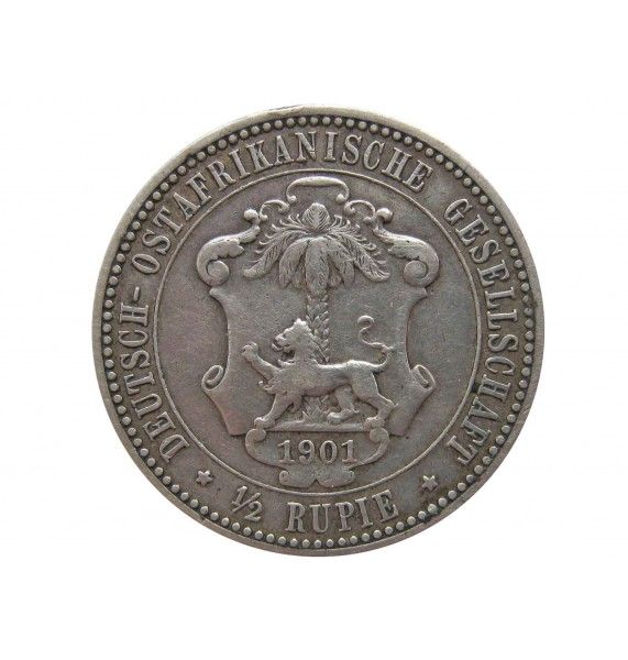 Германская Восточная Африка 1/2 рупии 1901 г.