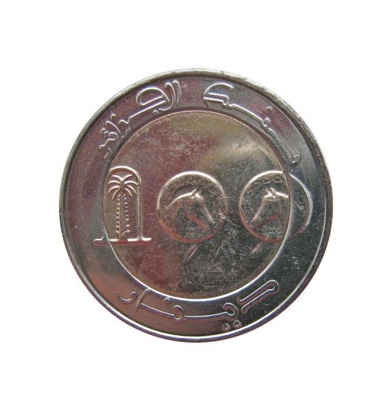 Алжир 100 динар 2018 г.