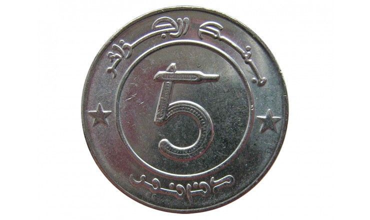 Алжир 5 динар 2019 г.