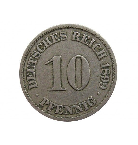 Германия 10 пфеннигов 1899 г. A
