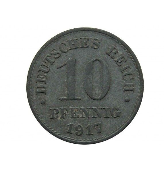 Германия 10 пфеннигов 1917 г.