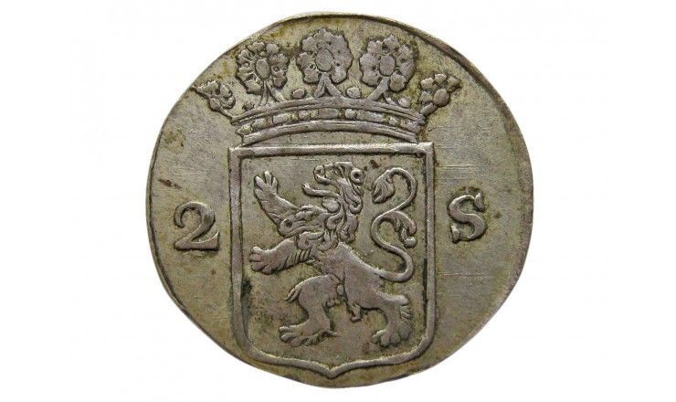 Голландия 2 стивера 1791 г.