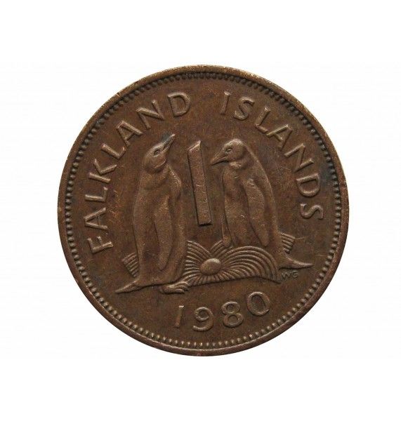 Фолклендские острова 1 пенни 1980 г.
