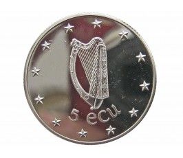 Ирландия 5 экю 1990 г. (Заседание Совета ЕЭК в Дублине)