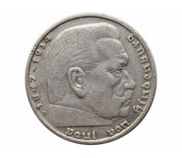 Германия 5 марок 1935 г. D