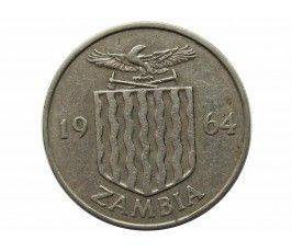 Замбия 6 пенсов 1964 г.