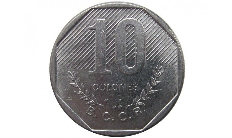 Коста-Рика 10 колон 1985 г.