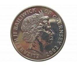 Гернси 5 фунтов 2002 г. (50 лет правлению Королевы Елизаветы II)