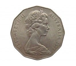 Австралия 50 центов 1977 г. (25 лет правлению Королевы Елизаветы II)