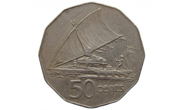 Фиджи 50 центов 1976 г.