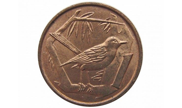 Каймановы острова 1 цент 1972 г.