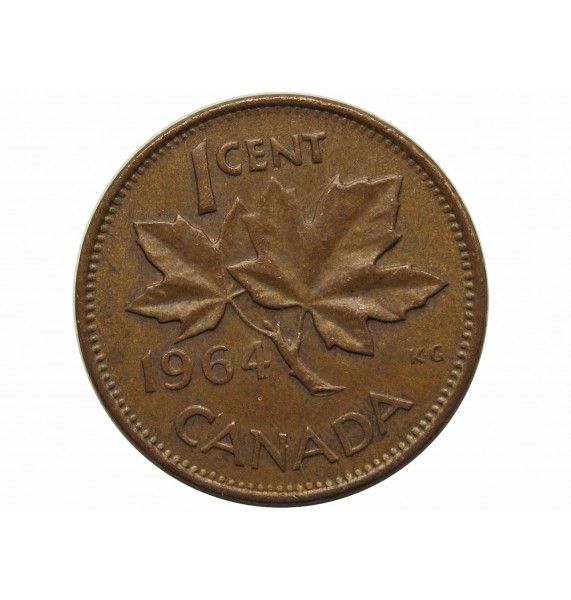 Канада 1 цент 1964 г.