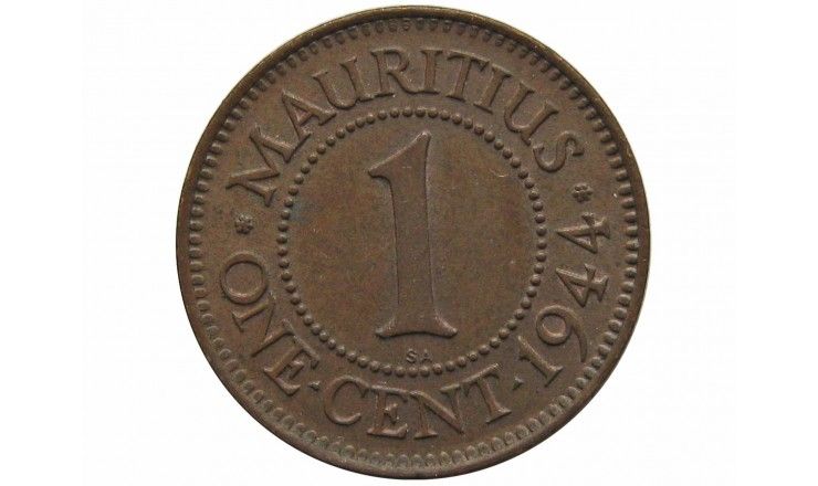 Маврикий 1 цент 1944 г.