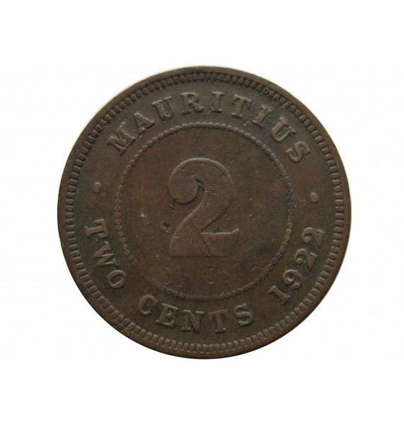 Маврикий 2 цента 1922 г.