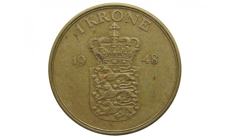 Дания 1 крона 1948 г.