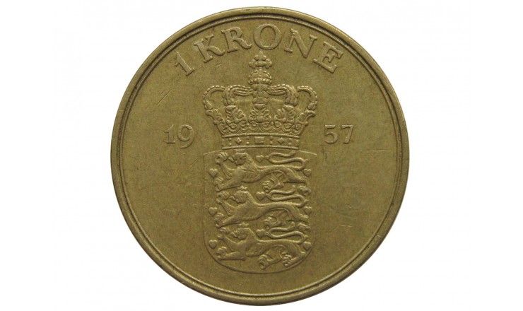Дания 1 крона 1957 г.
