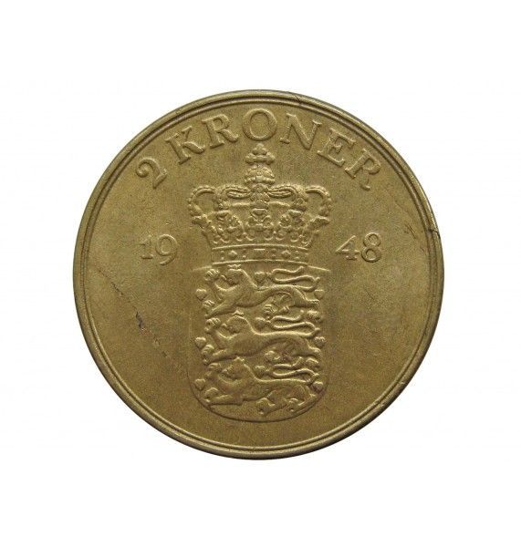 Дания 2 кроны 1948 г.