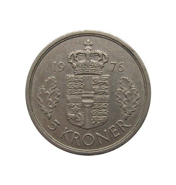 Дания 5 крон 1976 г.