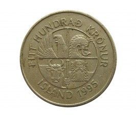 Исландия 100 крон 1995 г.